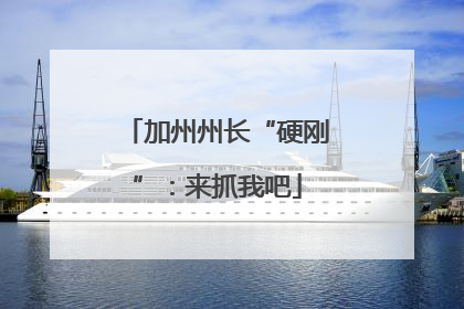 加州州长“硬刚”：来抓我吧